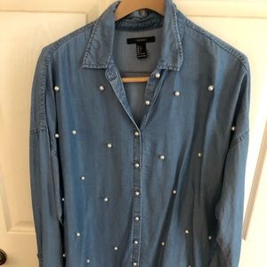 Oversized Chambre Shirt